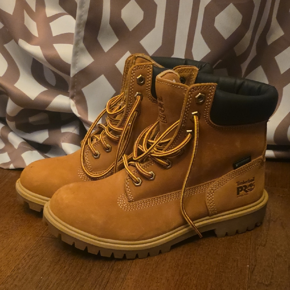 Timberland PRO Wheat Brown Lace-Up Work Boots